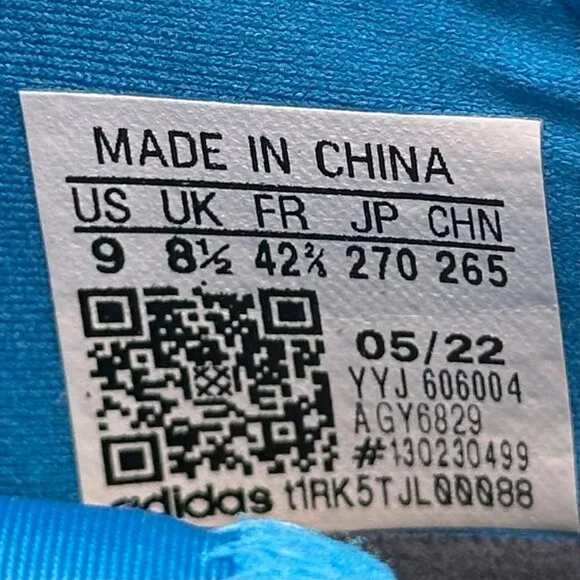 Men's Adidas The Road Shoes Blue Rush Cycling Road Shoes GY6829 Size 9 NEW - Picture 10 of 11